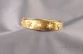 Antique 14kt Gold Pearl and Diamond Bangle