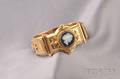 Antique 18kt Bicolor Gold and Hardstone Cameo Bracelet France