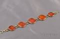 14kt Gold and Carnelian Bracelet