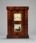 Empire Mahogany Shelf Clock by Chauncey Jerome