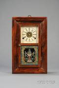 Rosewood Miniature Ogee Clock by Smith  Goodrich