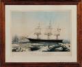 Nathaniel Currier publisher American 18131888 CLIPPER SHIP RED JACKET