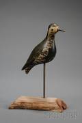 Carved and Painted Lincolntype Yellowlegs Shorebird Decoy