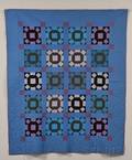Pieced Cotton Geometric Quilt