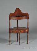 Federal Mahogany Corner Chamberstand