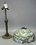 Leaded glass table lamp