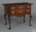 Philadelphia Queen Anne  tiger maple dressing table ca 1750