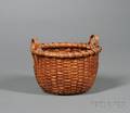 Small Round Woven Splint Basket