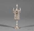 German Silver Towerform Spice Container