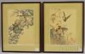 Two Framed Japanese Woodblock Bird Prints