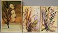 Henriette Palmer American 19091988 Three Unframed Floral Watercolors