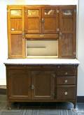Twopart Hoosier cabinet