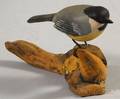 Miniature Carved and Painted Chickadee Figure