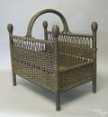 Heywood Wakefield wicker rack