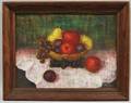 American School 20th Century Still Life with Bowl of Fruit