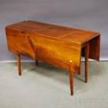 Federal Birch and Maple Dropleaf Dining Table