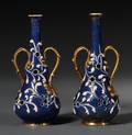 Pair of Wedgwood Harry Barnard Decorated Vases