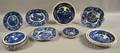 Group of Wedgwood and English Blue Transferdecorated Staffordshire Tableware
