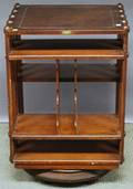 Late Victorian Walnut Revolving Bookcase