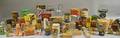 Lot of Early 20th Century and Vintage Tin and Paper Retail Containers Glass Jars and Kitchen Collectibles