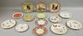 Fourteen Wedgwood Decorated Ceramic Plates