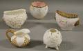 Five Assorted Knowles Taylor  Knowles Lotus Ware Porcelain Items