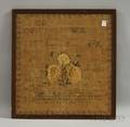 Framed 1839 Mary Babrow Needlework Sampler