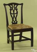 American Chippendale walnut dining chair ca 1790