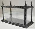 Blackpainted Gothic Revival Cast Iron and Glass Aquarium