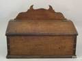 Pennsylvania walnut hanging wall box early 19th c