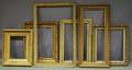 Six Assorted Giltgesso Frames