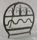 Wrought iron broiler late 18thearly 19th c