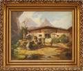 German School 19th Century View of a Bavarian Farm
