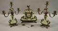 Threepiece KPM Porcelain and Ormolumounted Garniture