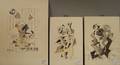 Paolo Boni Italian b 1926 Three Drawings Untitled 1 2