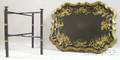 Victorian Papiermache Tray on Stand