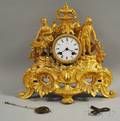 Giltmetal Mantel Clock
