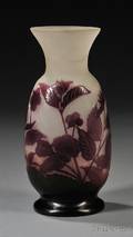Galle Cameo Glass Vase