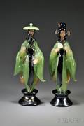Pair of Figures in Oriental Dress