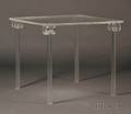 Lucite Folding Occasional Table