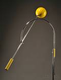 Robert Sonneman Orbiter Floor Lamp in Yellow