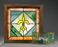 Mosaic Rabbit Screen and Stained Glass Window