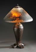 Handel Obversepainted Table Lamp