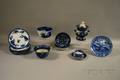 Fifteen Blue and White Ceramic Items