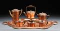 Tiffany Studios Sevenpiece TeaCoffee Service