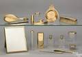 Gorham 14K gold 24 piece dresser set ca 1937
