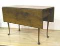 New England Queen Anne birch drop leaf table ca 1765