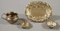 Four Small Pieces of Sterling Silver Tableware