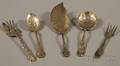 Five Sterling Silver Flatware Serving Items