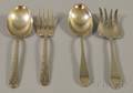 Two Sterling Silver Salad Serving Sets